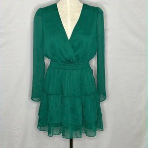 Green Tiered Charlotte Henry Dress